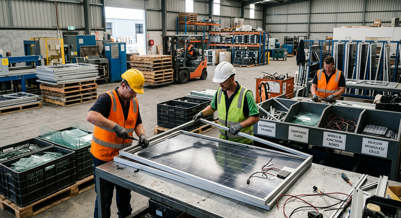 Solar Panel Recycling: What Happens at End-of-Life