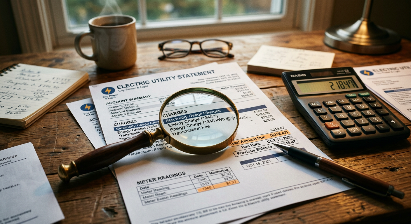 Understanding Your Electricity Bill: A Line-by-Line Breakdown