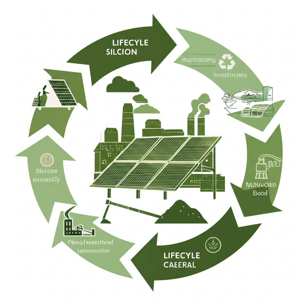 The Carbon Footprint of Solar Panels: Manufacturing to Retirement