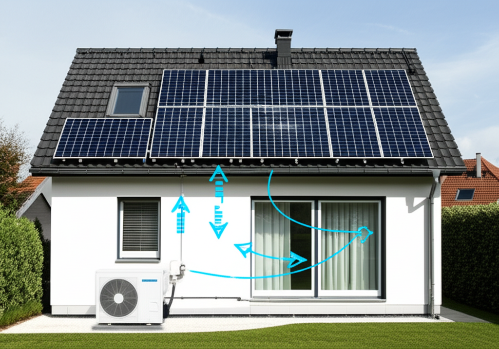 Heat Pumps and Solar: The All-Electric Home Guide