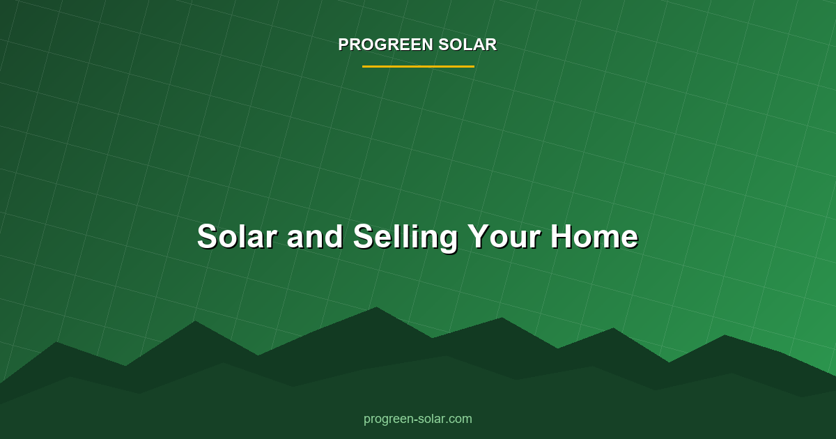 How Solar Affects Selling Your Home