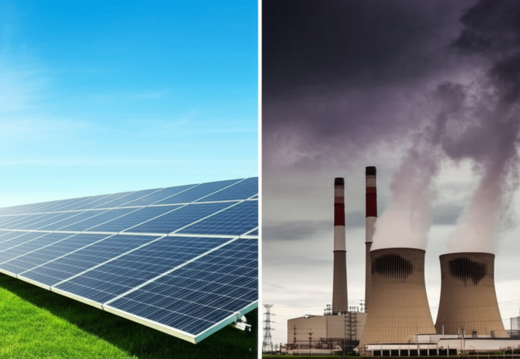 The Environmental Impact of Solar Energy vs. Fossil Fuels